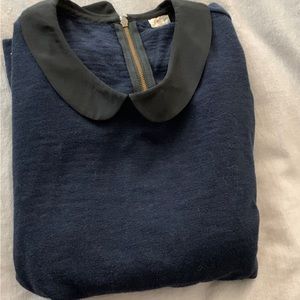 J crew Peter Pan collar sweatshirt